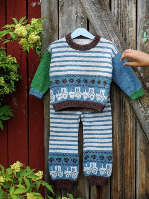 Hovedbilde Sebbi genser og bukse - Alpakka wool